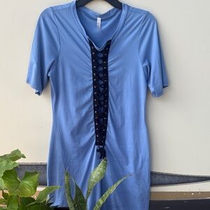 Pinkblush Light Blue Knit Top